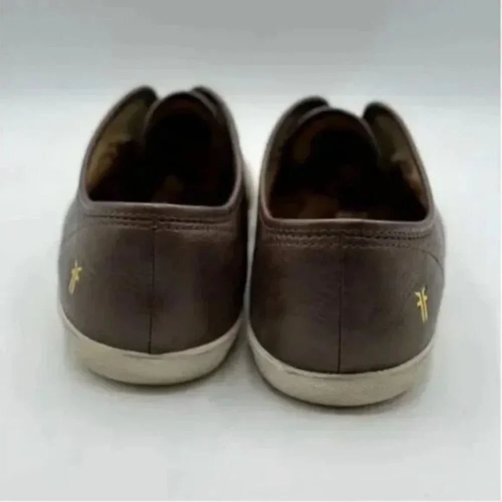 Frye Men's Dark Brown Leather Slip On Loafer Sneakers Loafer Size 9